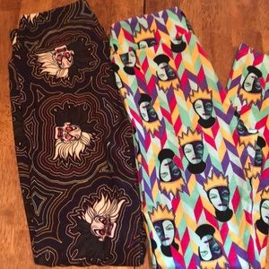 GUC LuLaRoe Disney villains OS Leggings